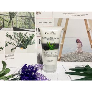 (SG Ready Stock) Black Sesame Oil & Aloe Vera Body Lotion (For softening your skin)