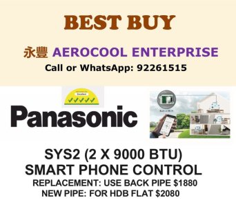 Aircon sales promotion Panasonic system 2