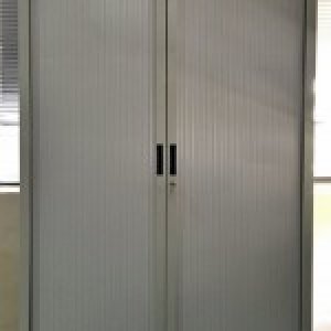 Half height and full height Tambour Door Cupboards for sale