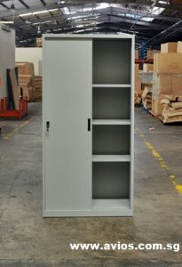 Full Height Glass Sliding Door Cabinets and Cupboards for sale