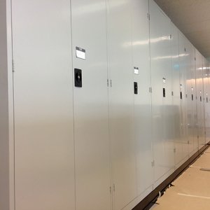 Relocation of Mobile Shelving System and Compactor System.