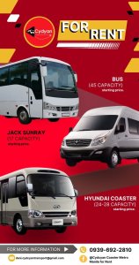 COASTER, VAN, BUS & SUV FOR RENT‼️
